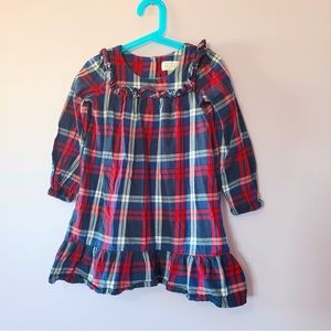 Girls winter plaid top size 5t